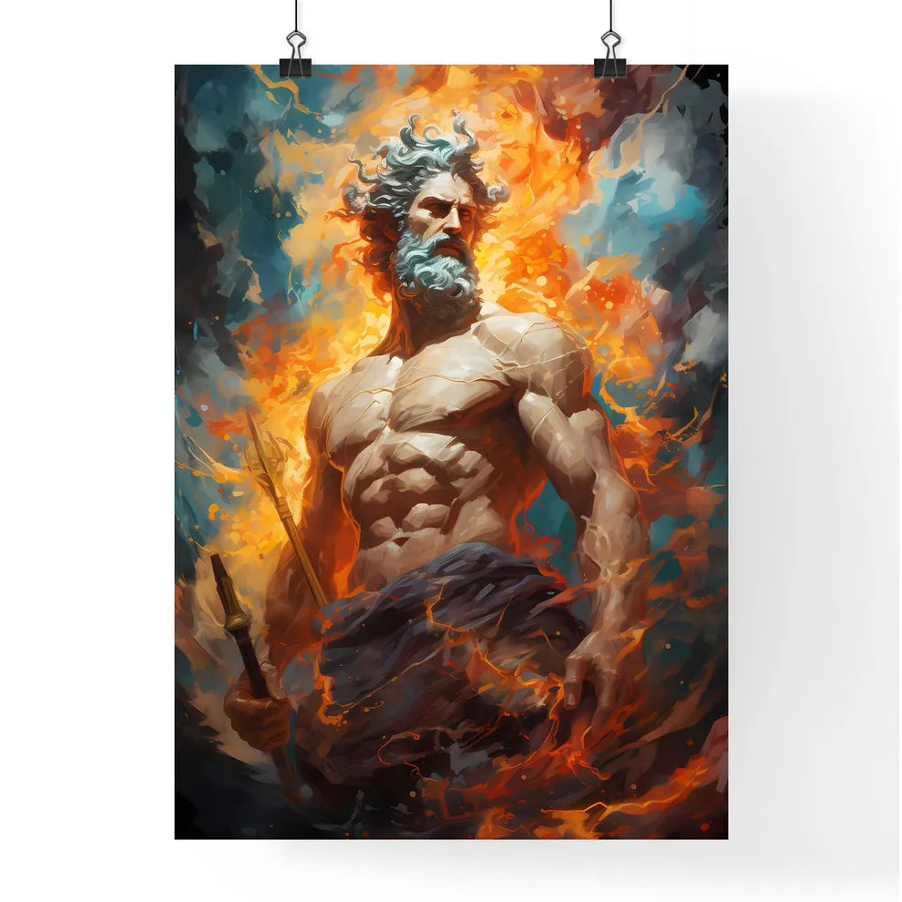 Odysseus In War With Poseidon  Poster