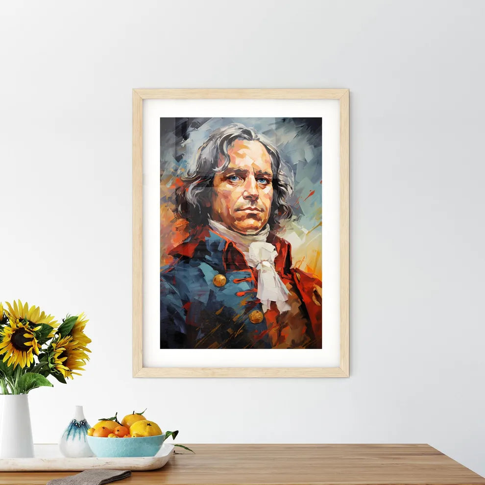 Oliver Cromwell English Soldier And Statesma Framed Print