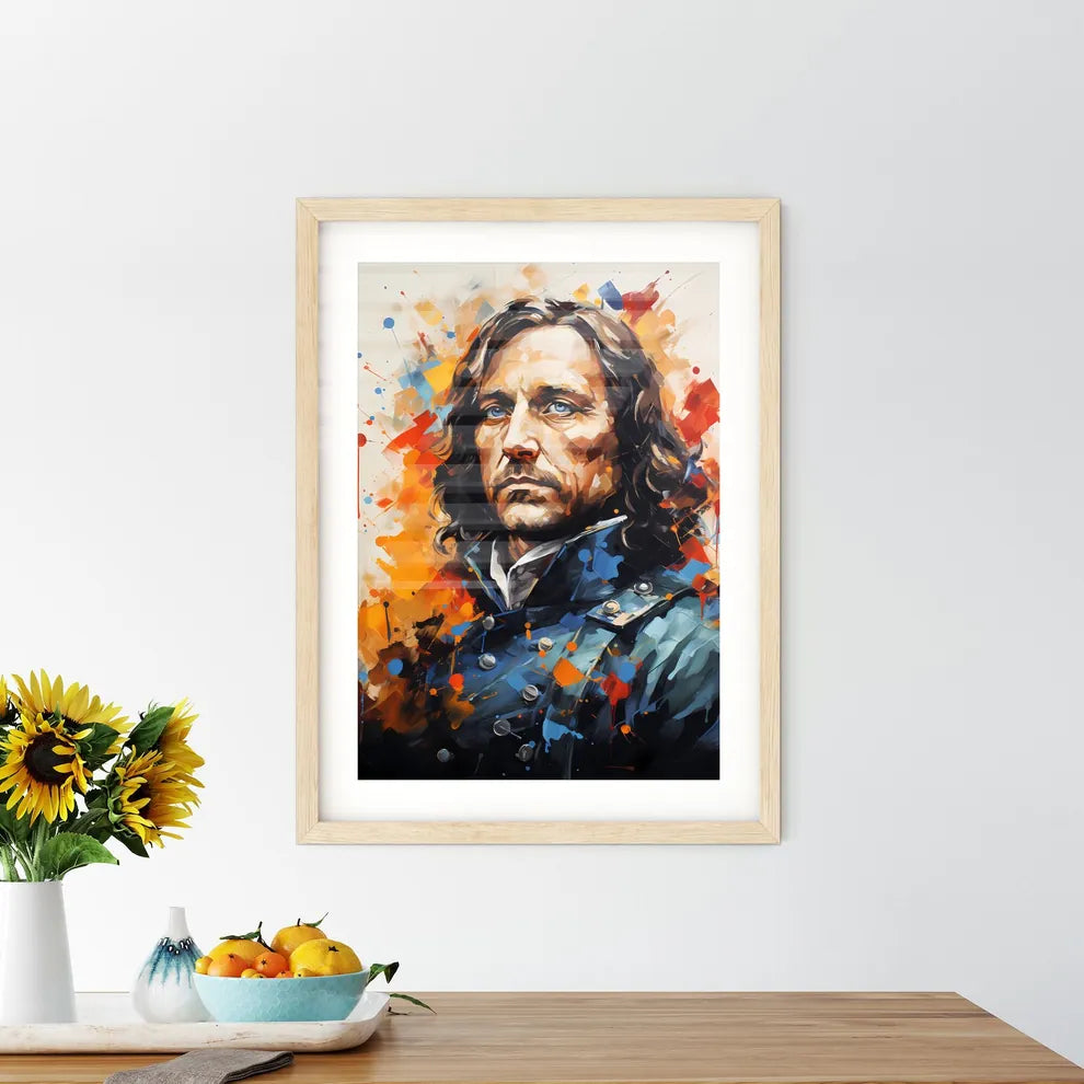 Oliver Cromwell English Soldier And Statesma Framed Print