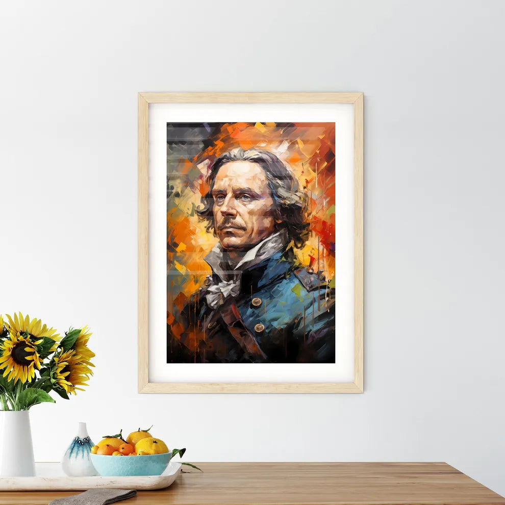 Oliver Cromwell English Soldier And Statesma Framed Print