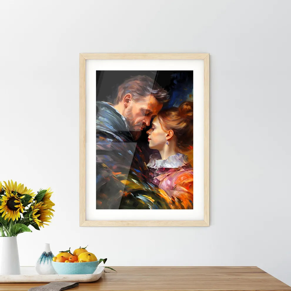 Peter Paul Rubens Is Talking With A Model -  Framed Print