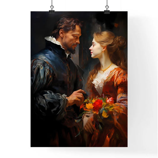 Peter Paul Rubens Is Talking With A Model -  Poster