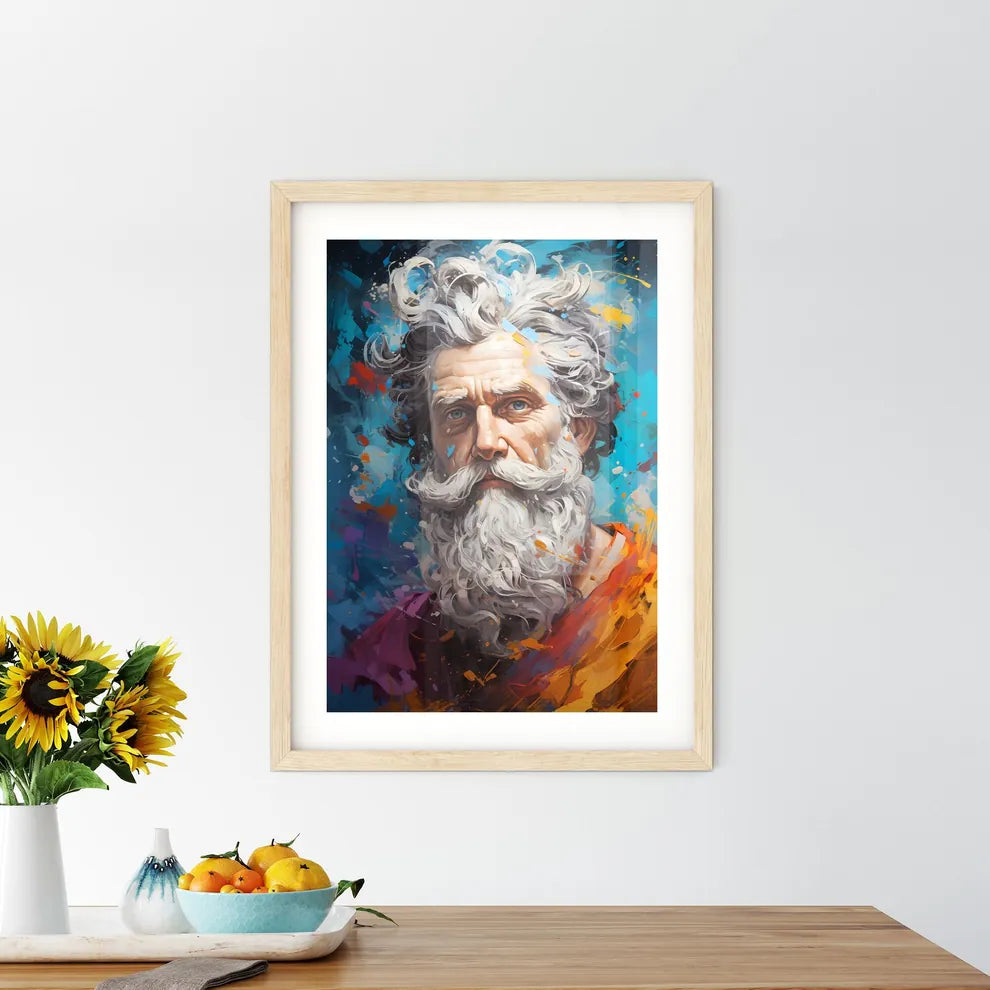 Plato Was An Ancient Greek Philosopher - A P Framed Print