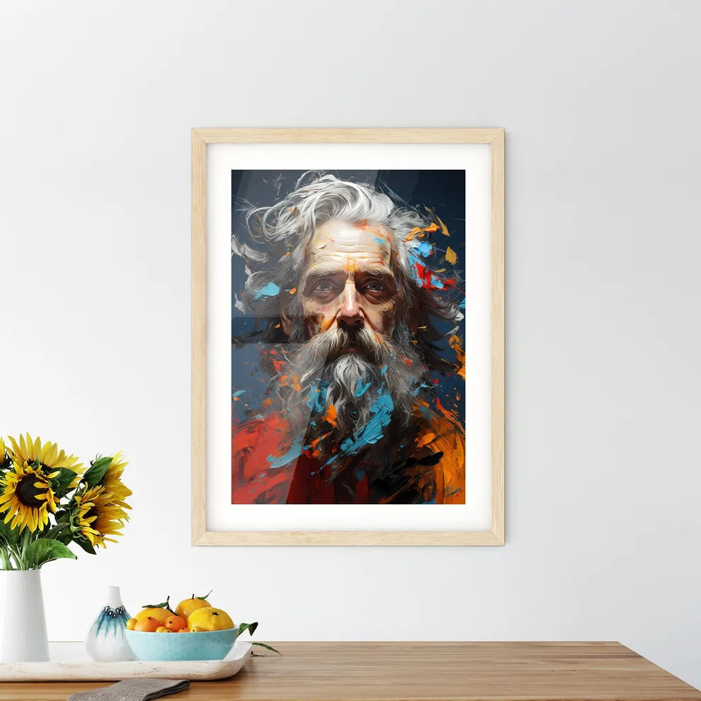 Plato Was An Ancient Greek Philosopher - A M Framed Print