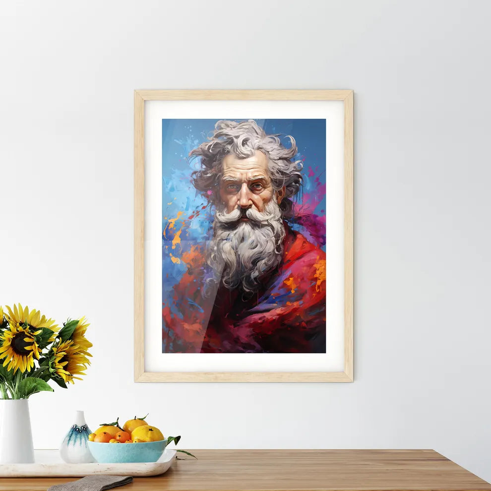 Plato Was An Ancient Greek Philosopher - A P Framed Print