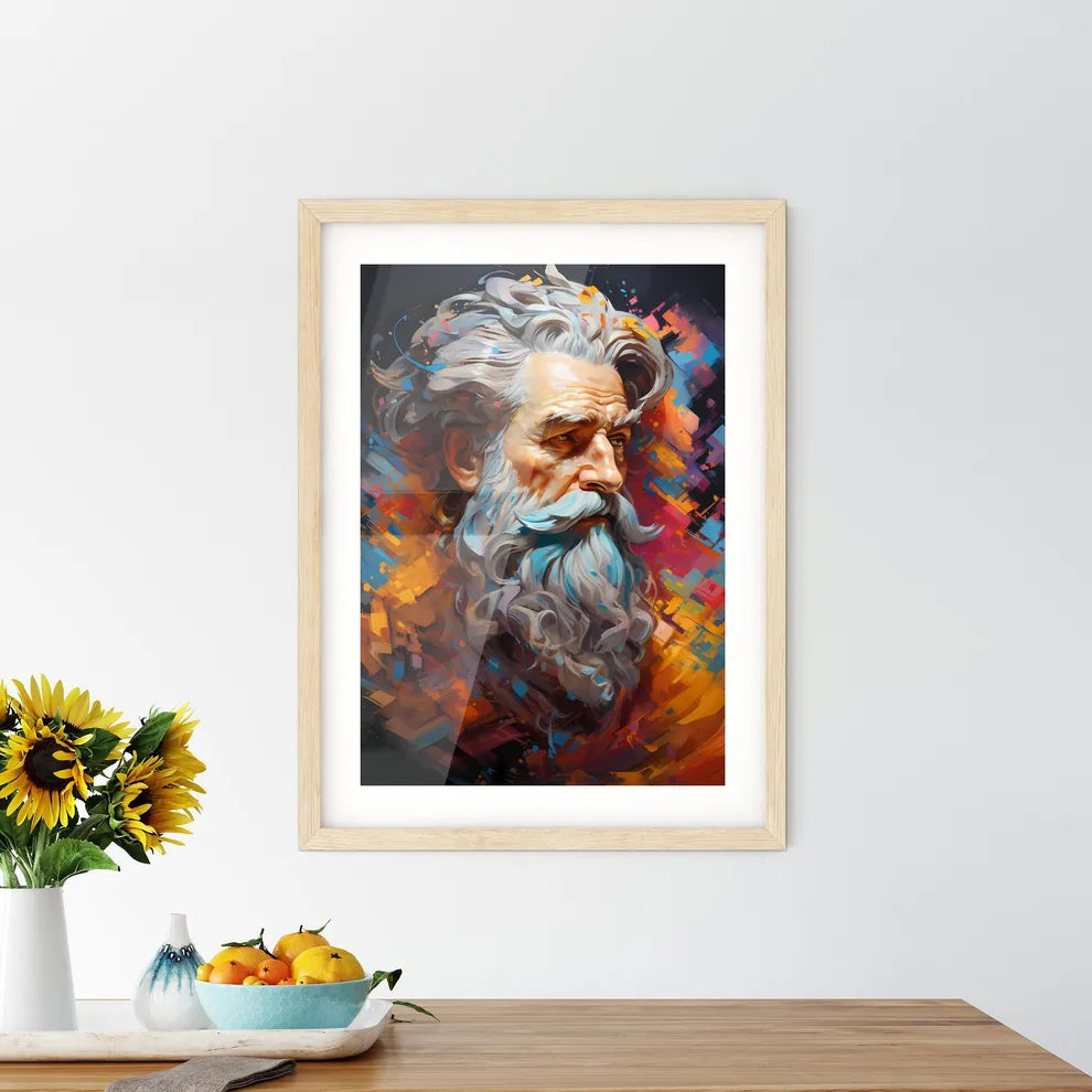 Plato Was An Ancient Greek Philosopher - A P Framed Print