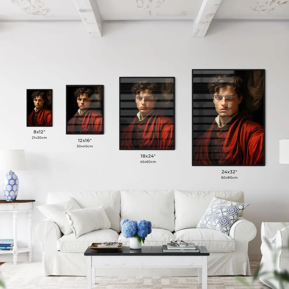 Raffaello Sanzio Da Urbino Italian Painter And Architect - A Man In A Red Robe Default Title