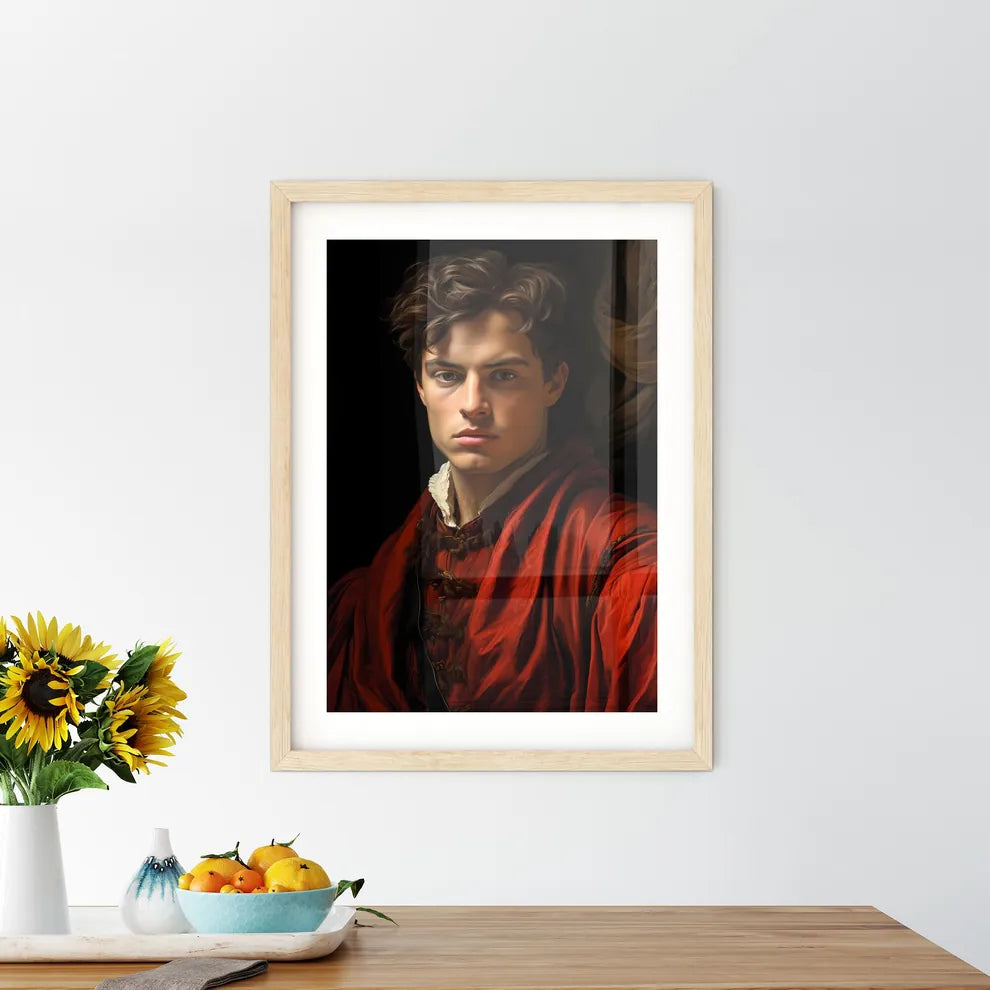 Raffaello Sanzio Da Urbino Italian Painter And Architect - A Man In A Red Robe Default Title