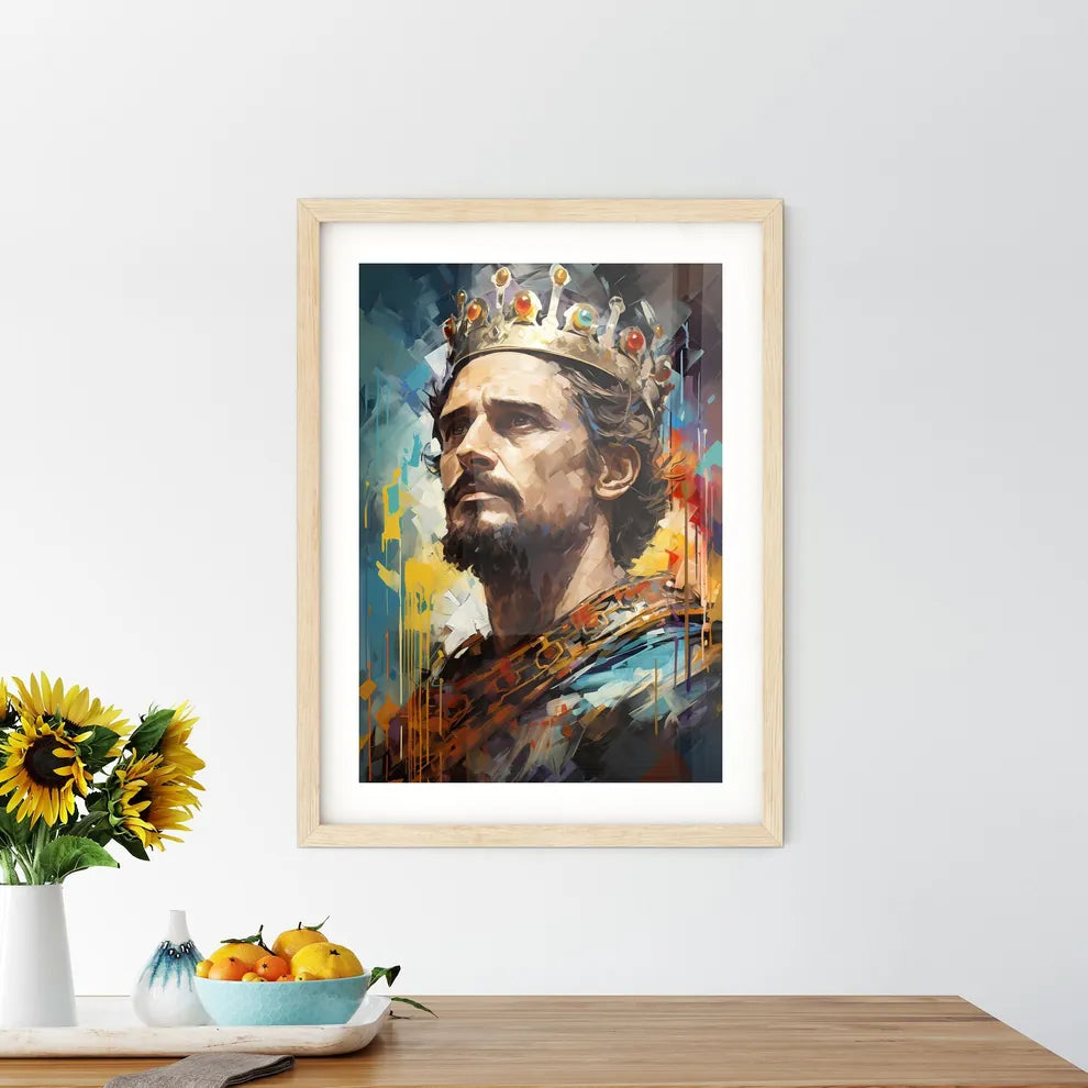 Richard I English King Known As The Lionhear Framed Print