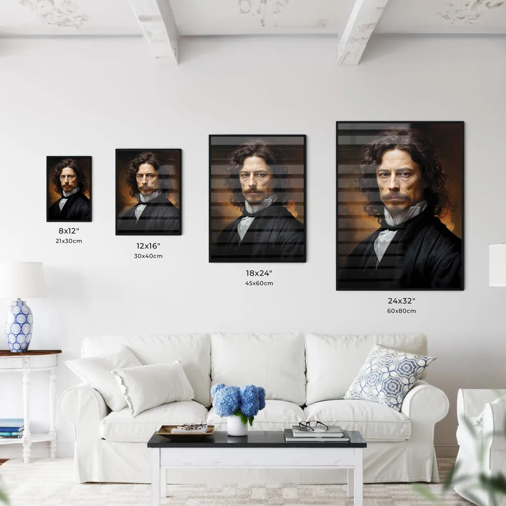 Robert Boyle Irish Natural Philosopher - A Man With Long Curly Hair And A Black Shirt Default Title