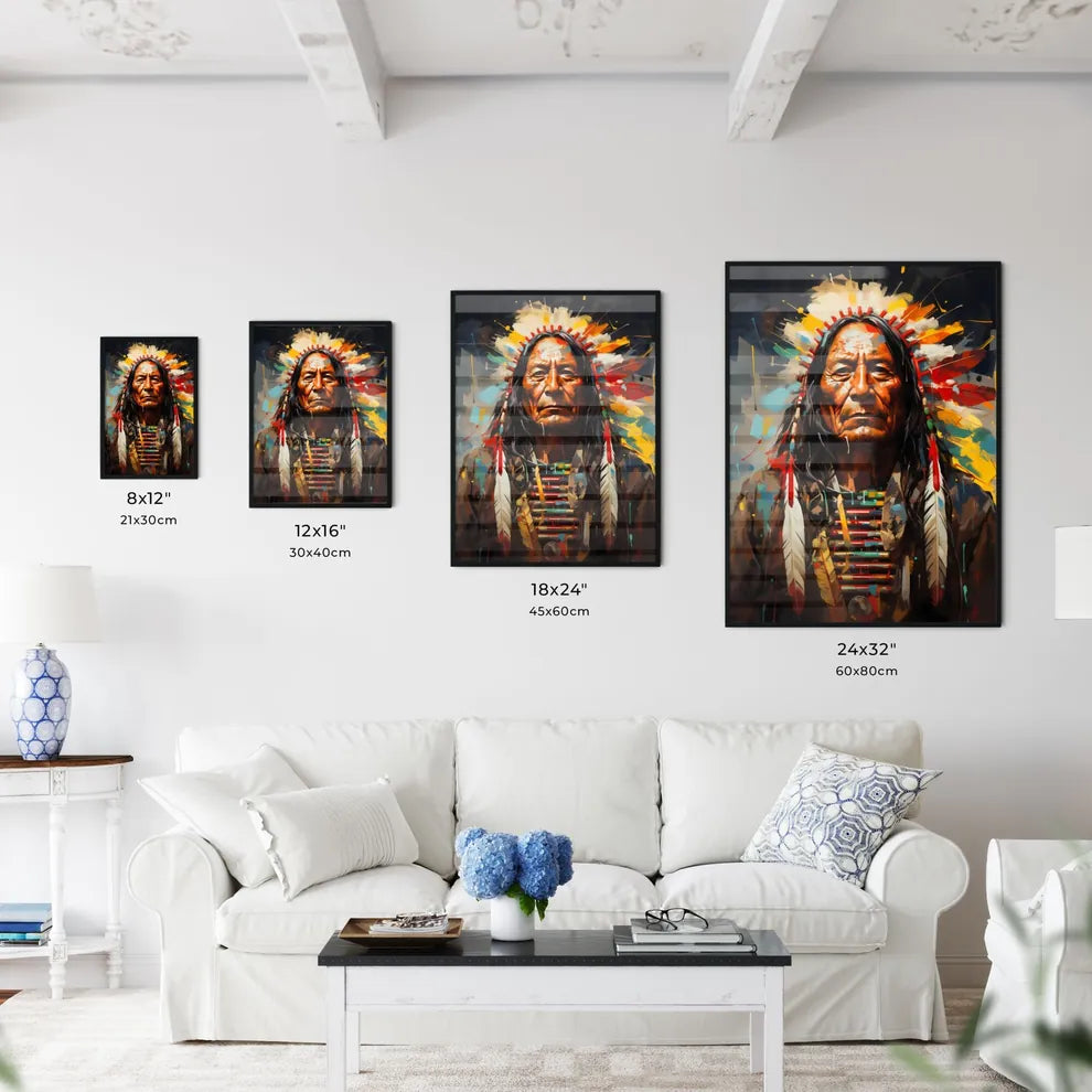 Sitting Bull Native American Leader - A Man  - Kitchen Hangings