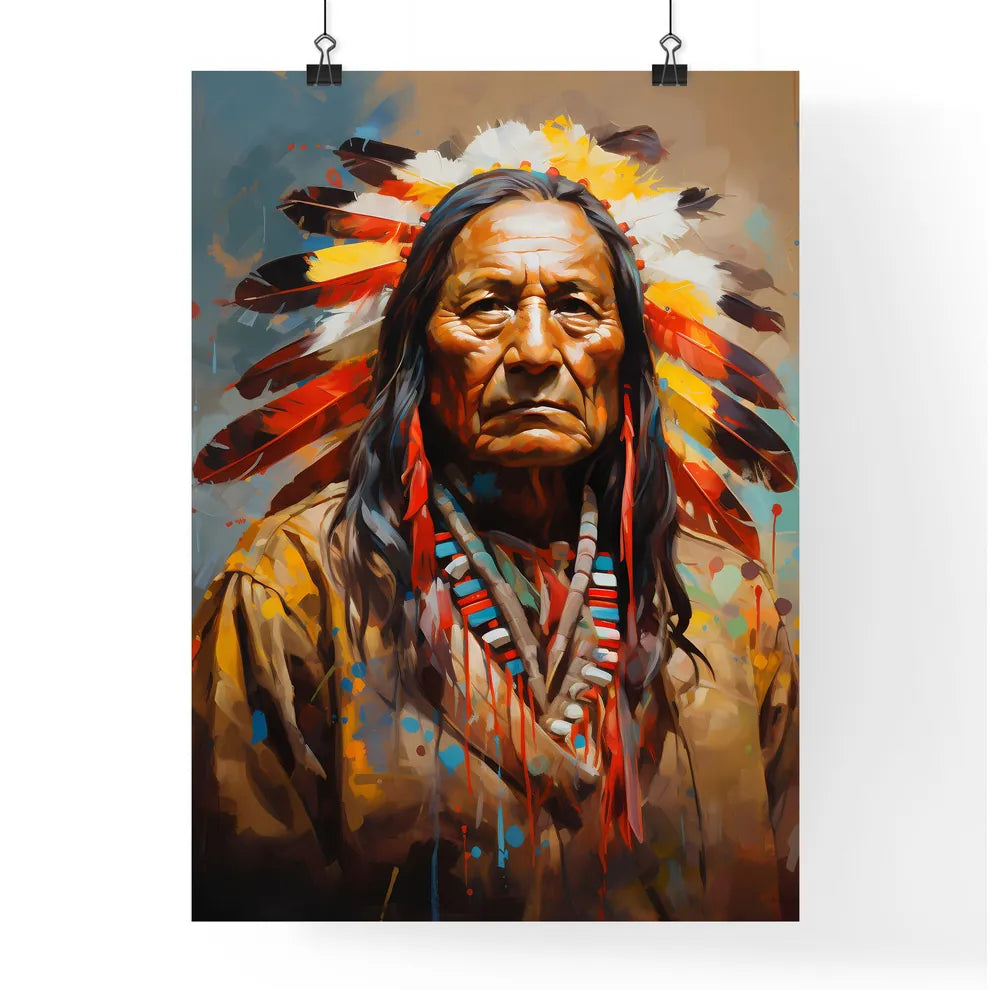 Sitting Bull Native American Leader - A Pain Poster