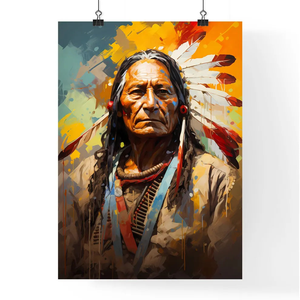 Sitting Bull Native American Leader - A Pain Poster