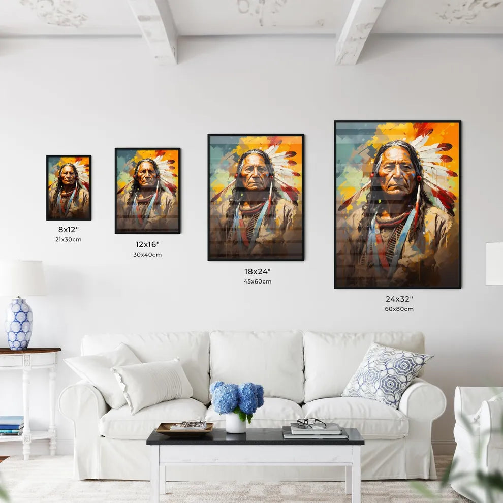 Sitting Bull Native American Leader - A Pain - Kitchen Hangings
