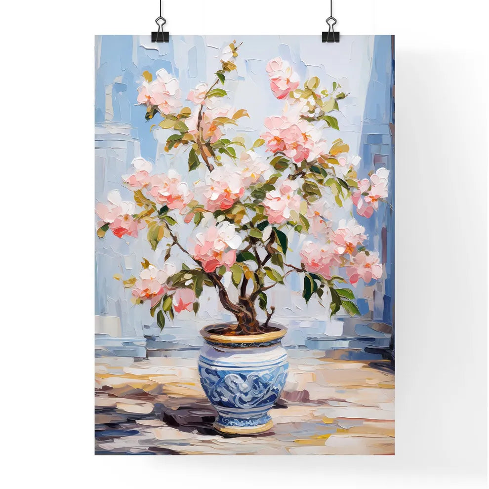 Small Tree In Garden Center - A Painting O Poster