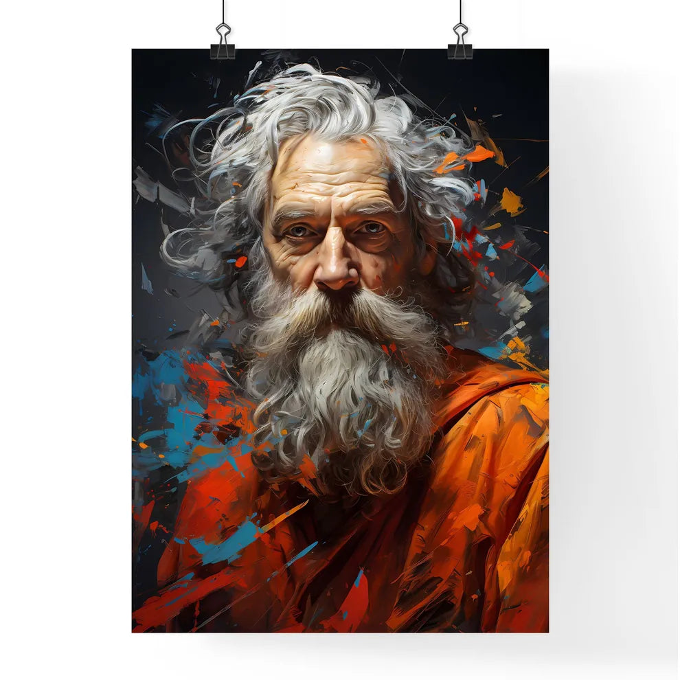Socrates Greek Philosopher - A Man With A Poster