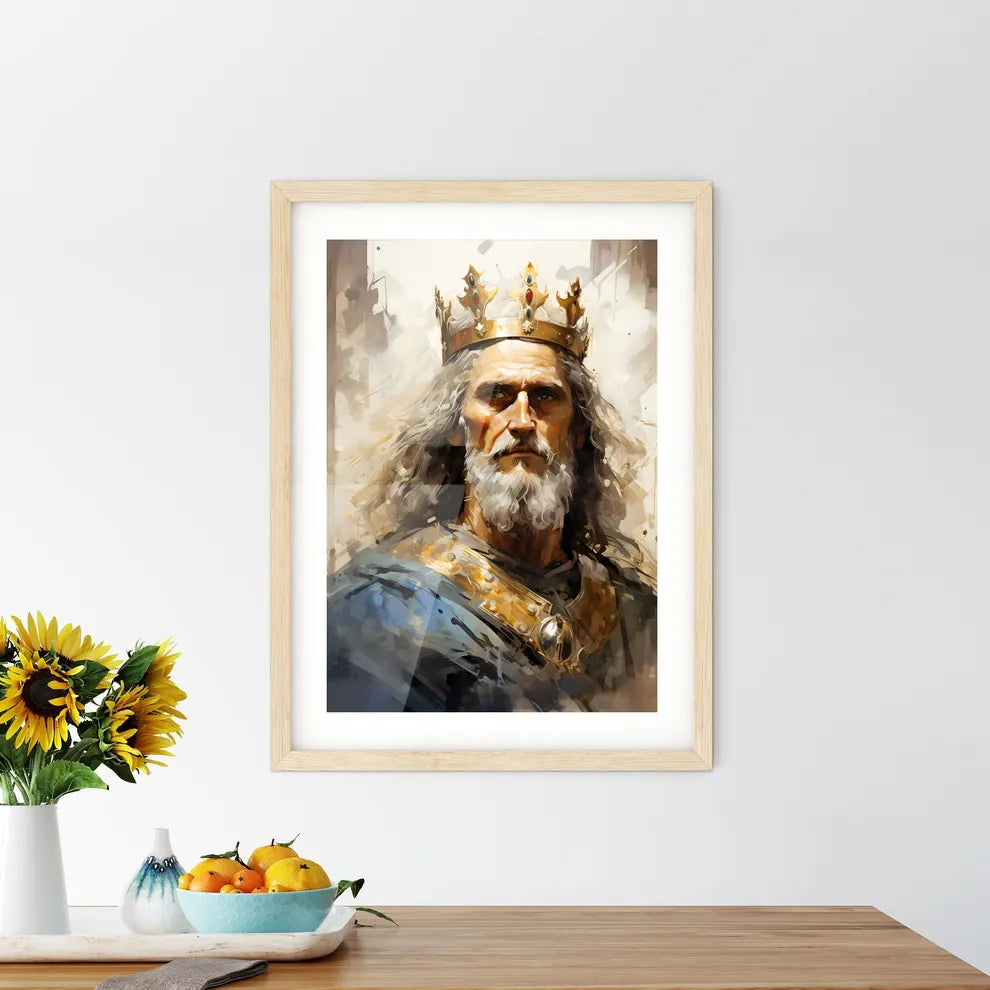 Thelfld Anglo-Saxon Ruler Of Mercia - A Pain Framed Print