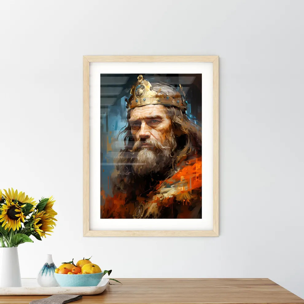 Thelfld Anglo-Saxon Ruler Of Mercia - A Pain Framed Print