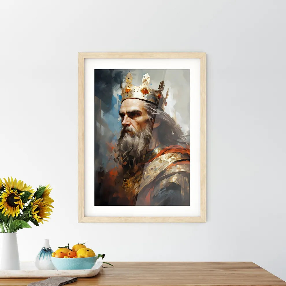 Thelfld Anglo-Saxon Ruler Of Mercia - A Pain Framed Print