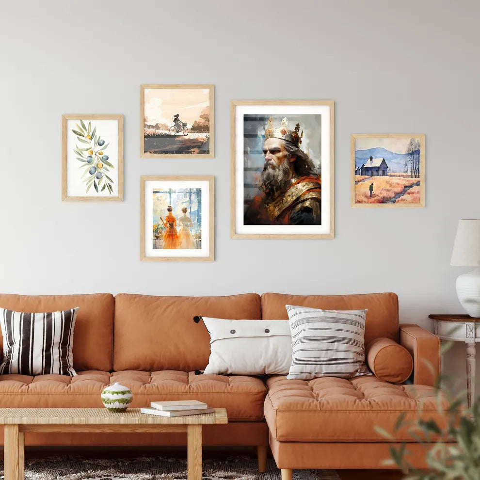 Thelfld Anglo-Saxon Ruler Of Mercia - A Pain Wall Art