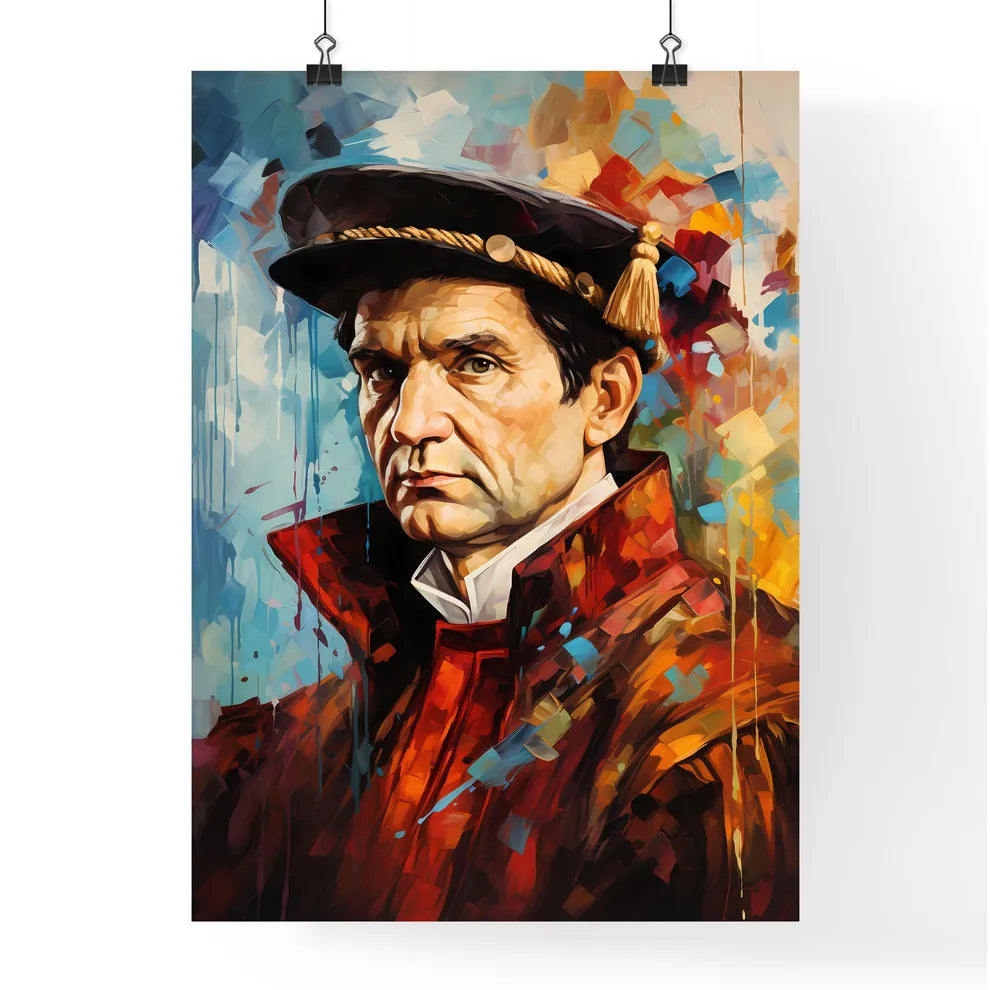 Thomas More Tudor Statesman And Author  Poster