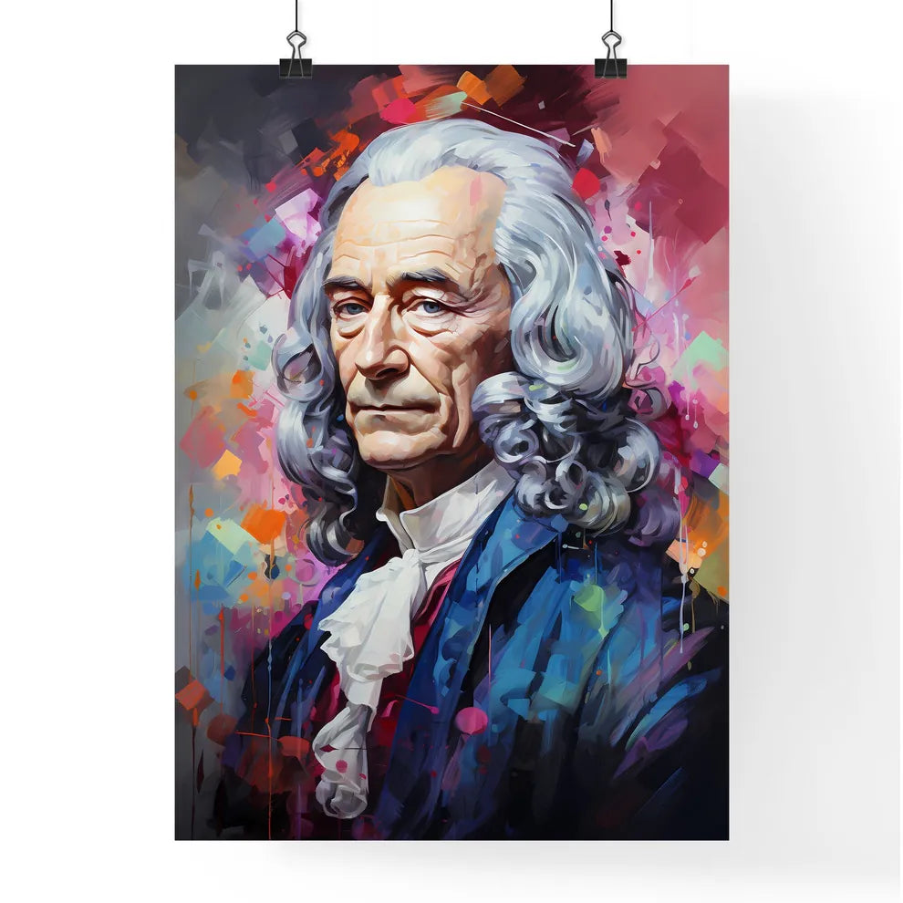 Voltaire French Enlightenment Writer Philoso Poster
