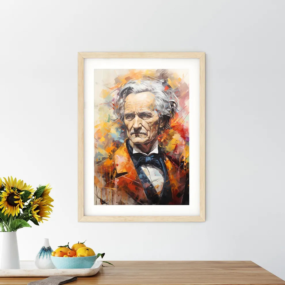 Wilhelm Richard Wagner German Composer - A P Framed Print