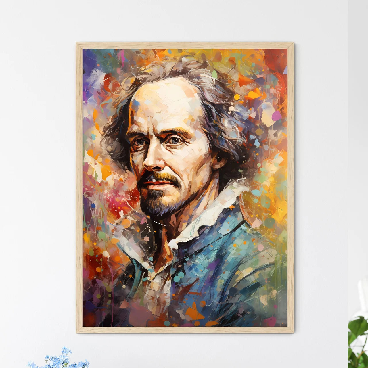 William Shakespeare - A Painting O - Framed Art Print