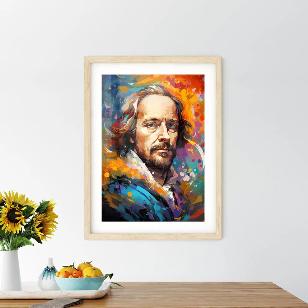 William Shakespeare - A Painting O Framed Print