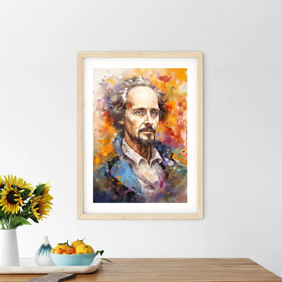 William Shakespeare English Poet Playwright  Framed Print