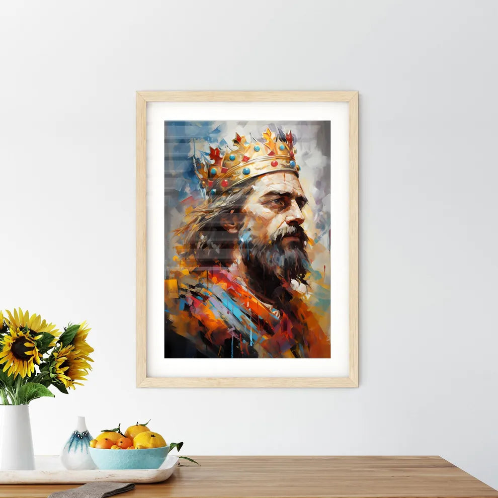 William The Conqueror First Norman King Of E Framed Print