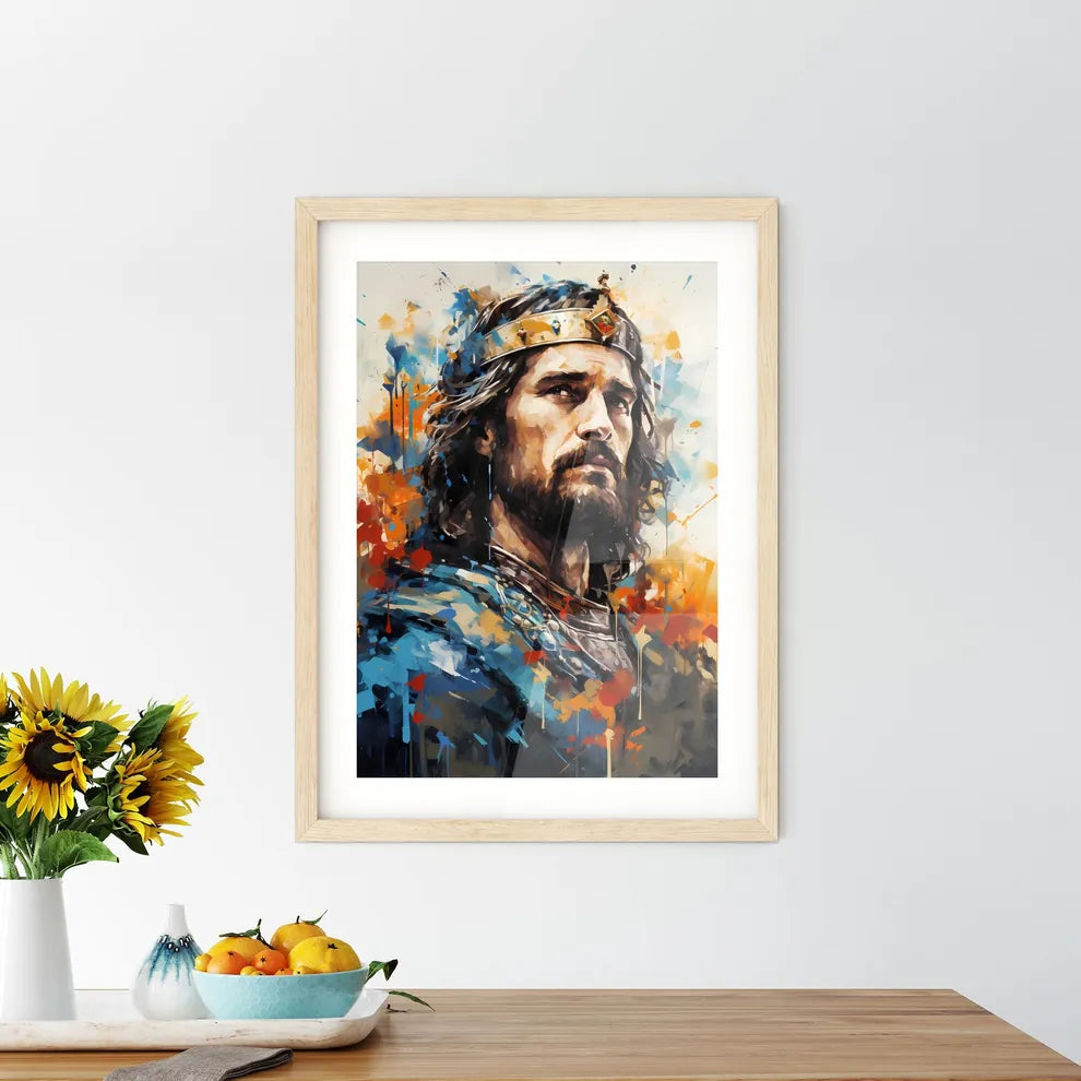 William The Conqueror First Norman King Of E Framed Print