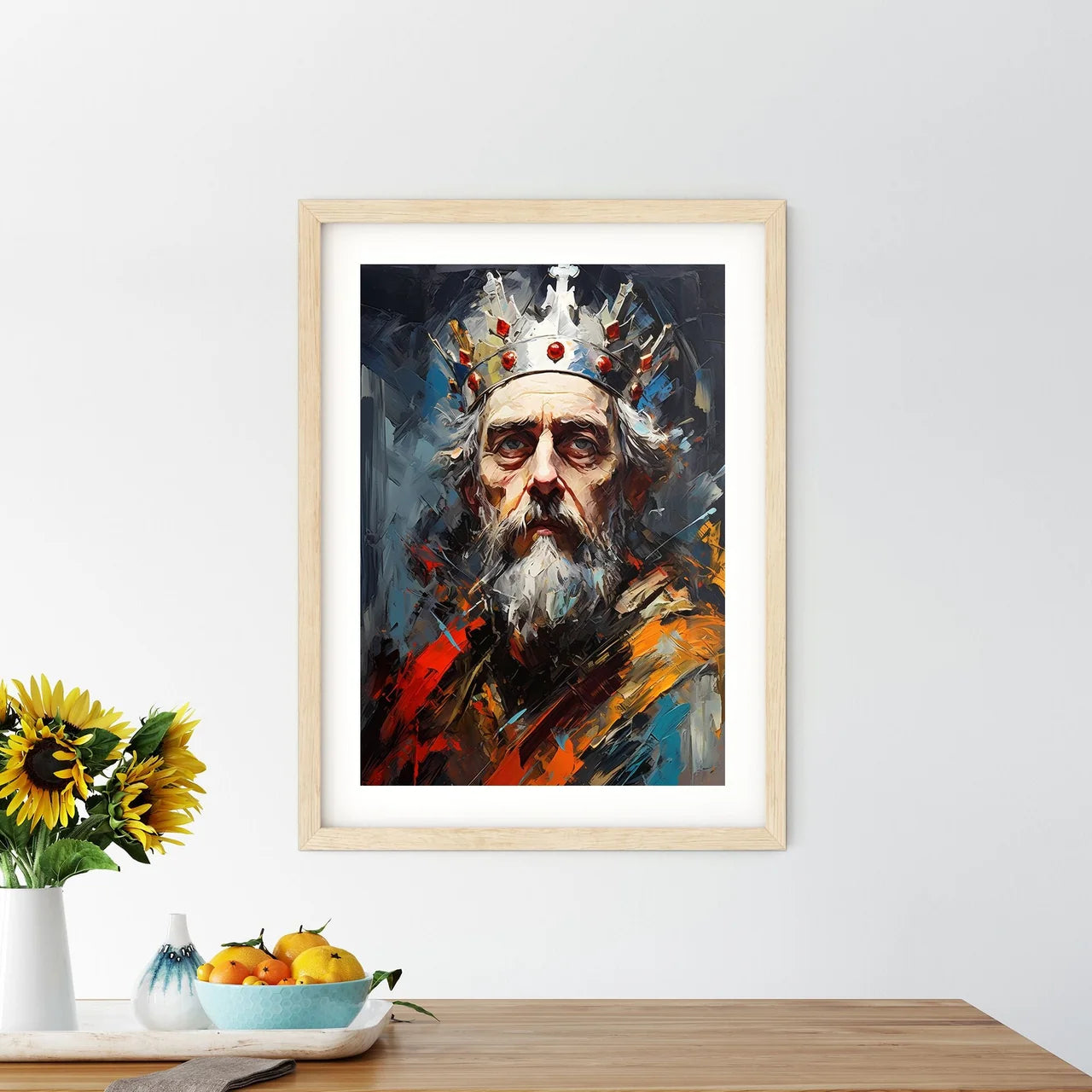 William The Conqueror First Norman King Of E Framed Print
