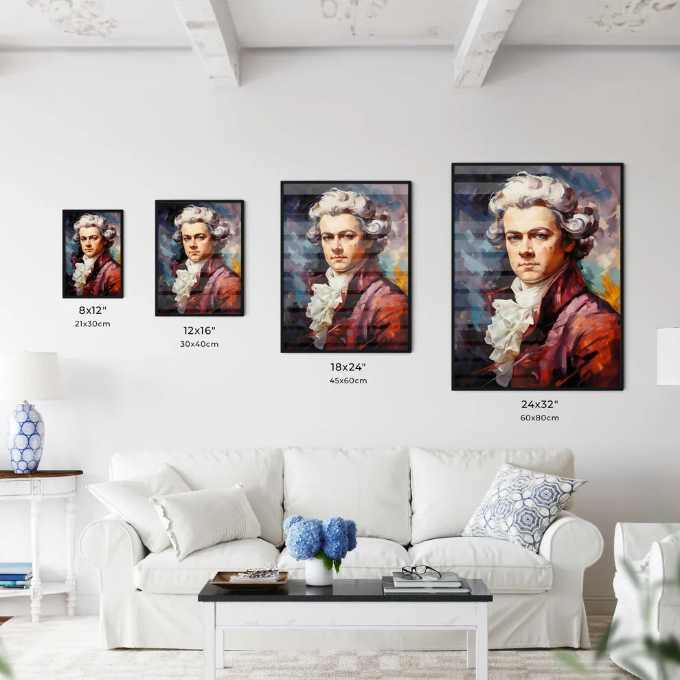 Wolfgang Amadeus Mozart  Size Chart