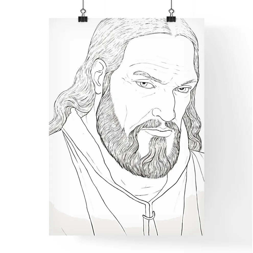Portrait Of Albrecht Dürer - A Drawing Of Poster