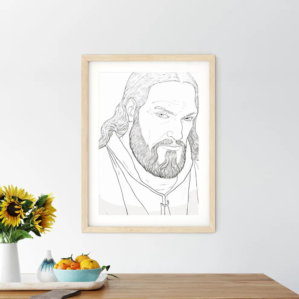 Portrait Of Albrecht Dürer - A Drawing Of Framed Print