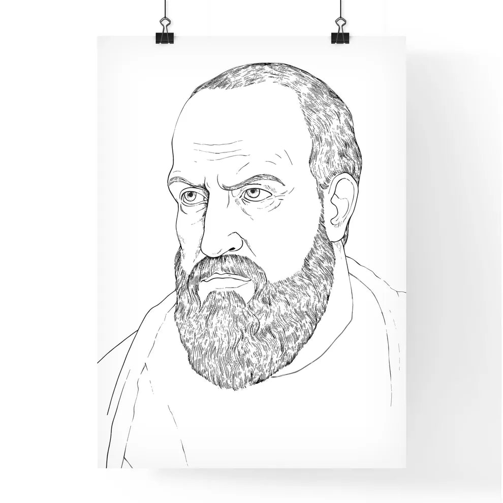 Portrait Of Aristoteles  Poster