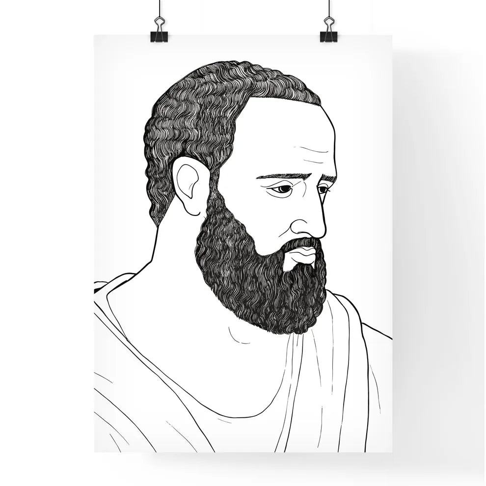 Portrait Of Aristoteles  Poster