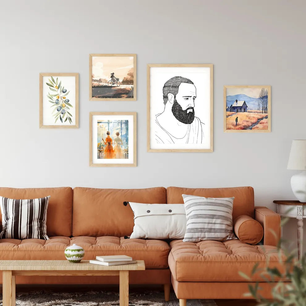 Portrait Of Aristoteles  Wall Art