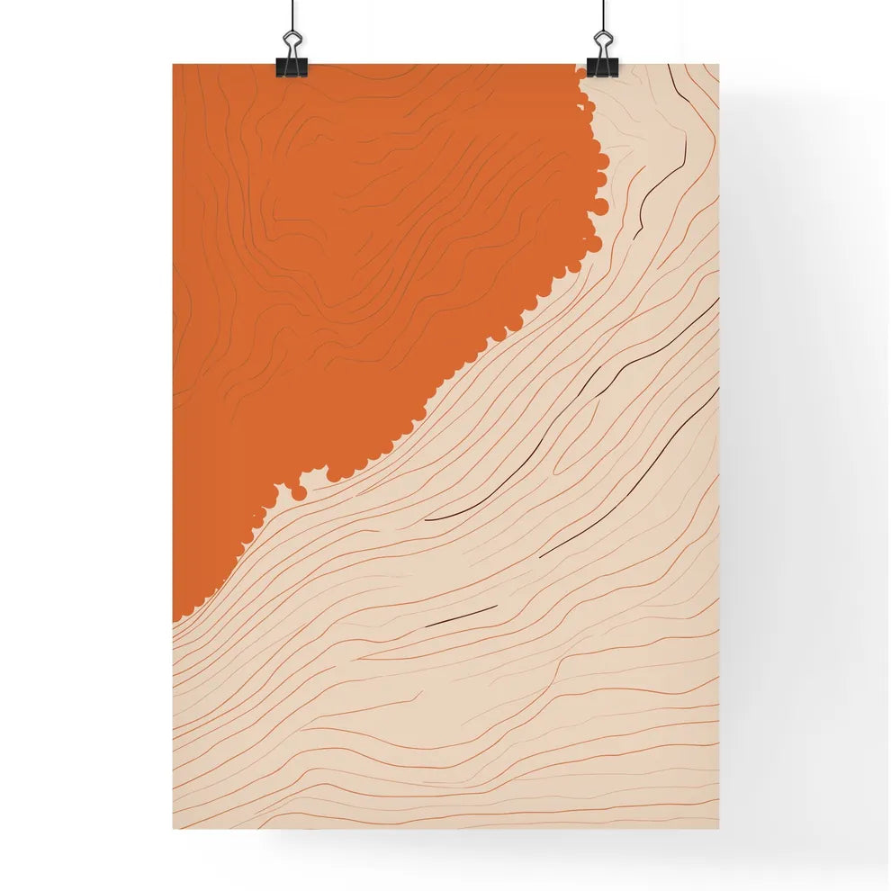 Abstract Art Poster - A Map Of A M Poster