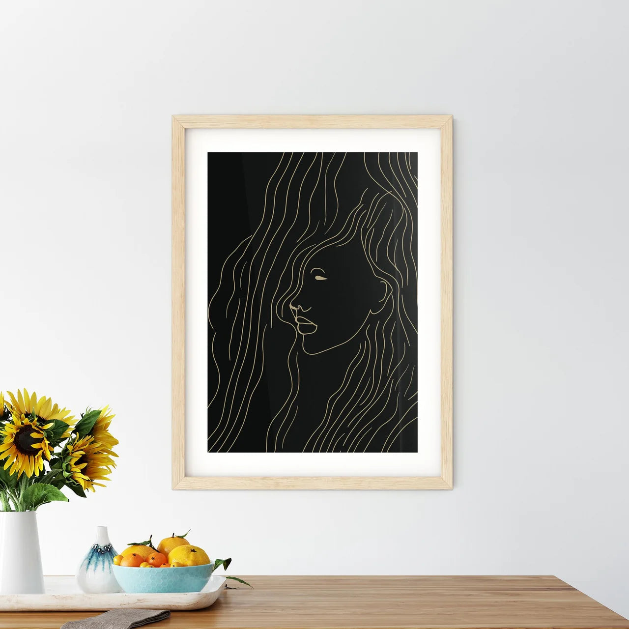 Bananas Forever Poster - A Drawing Of Framed Print