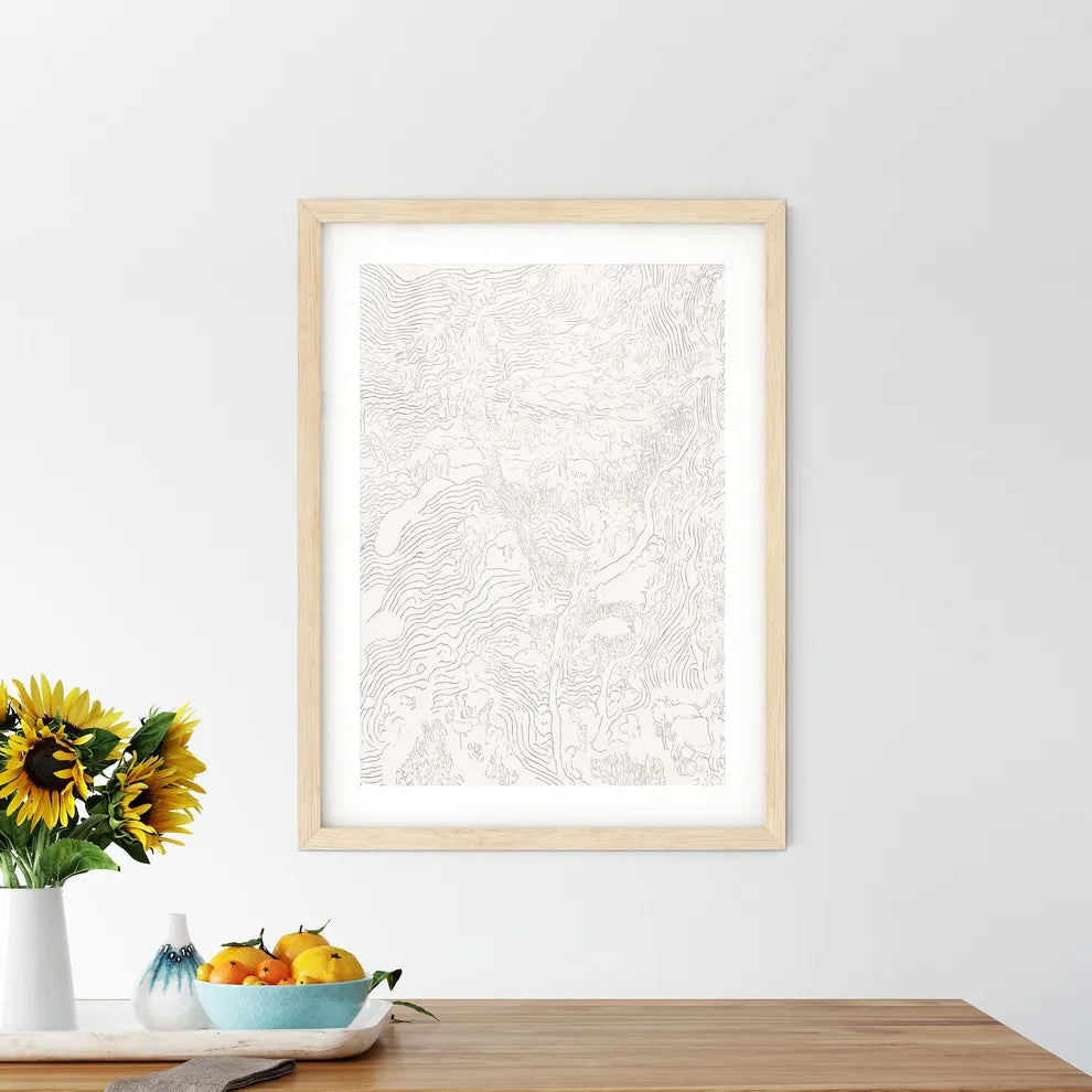 Bananas Forever Poster - A Map Of A F Framed Print
