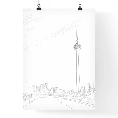 Berlin Skyline - A Drawing Of A City