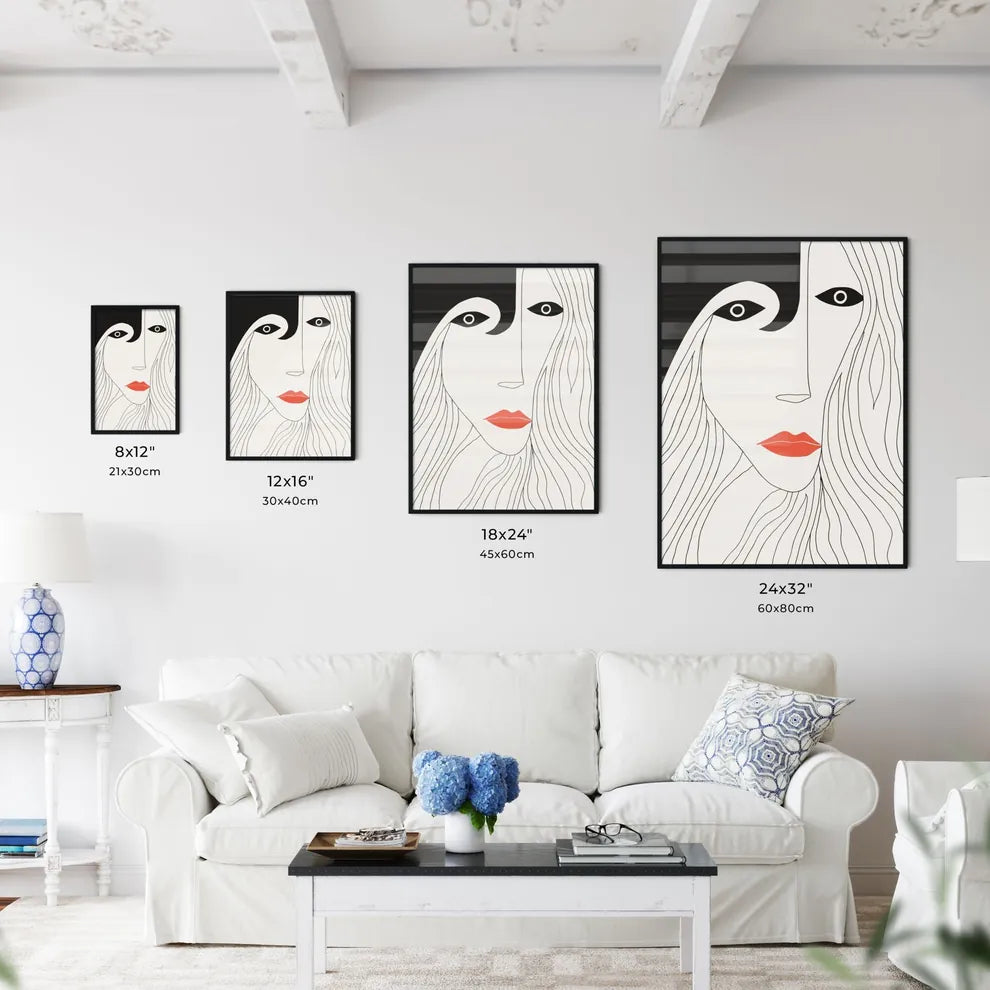 Black Pants Poster - A Black And  - Kitchen Hangings