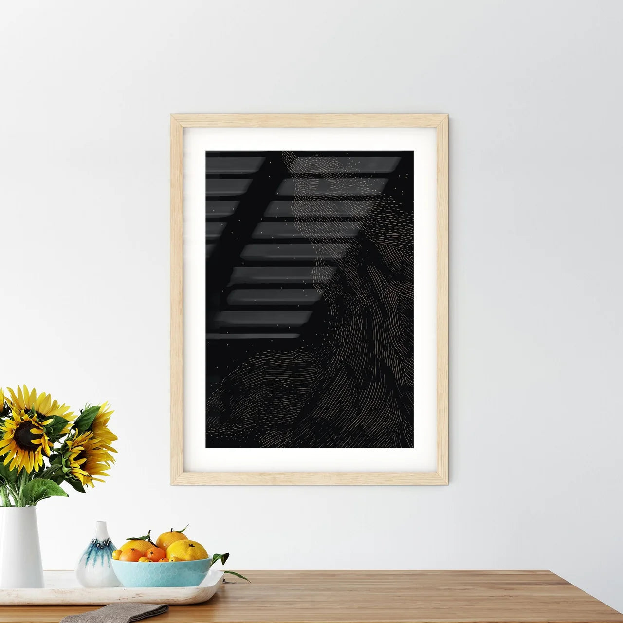 Black Pants Poster  Framed Print