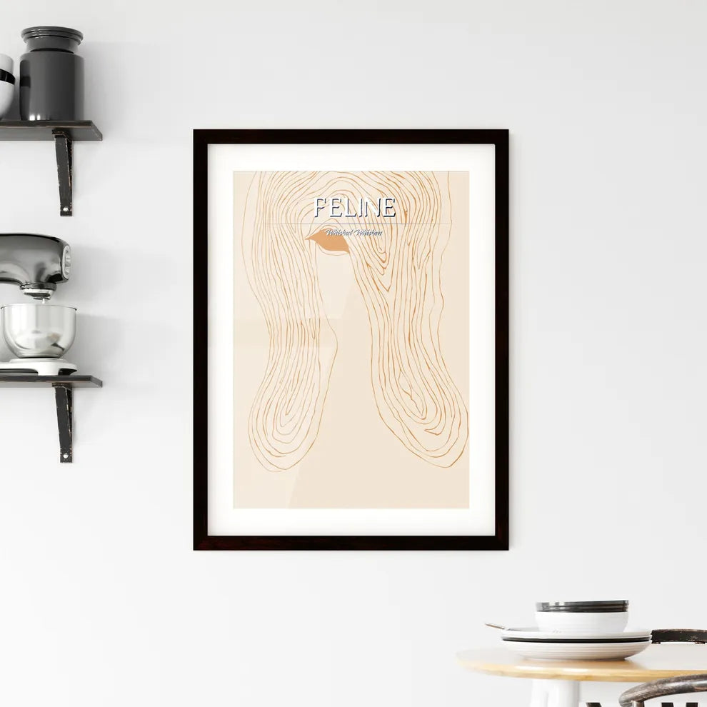 Bloom 01 Amber Poster  Framed Print