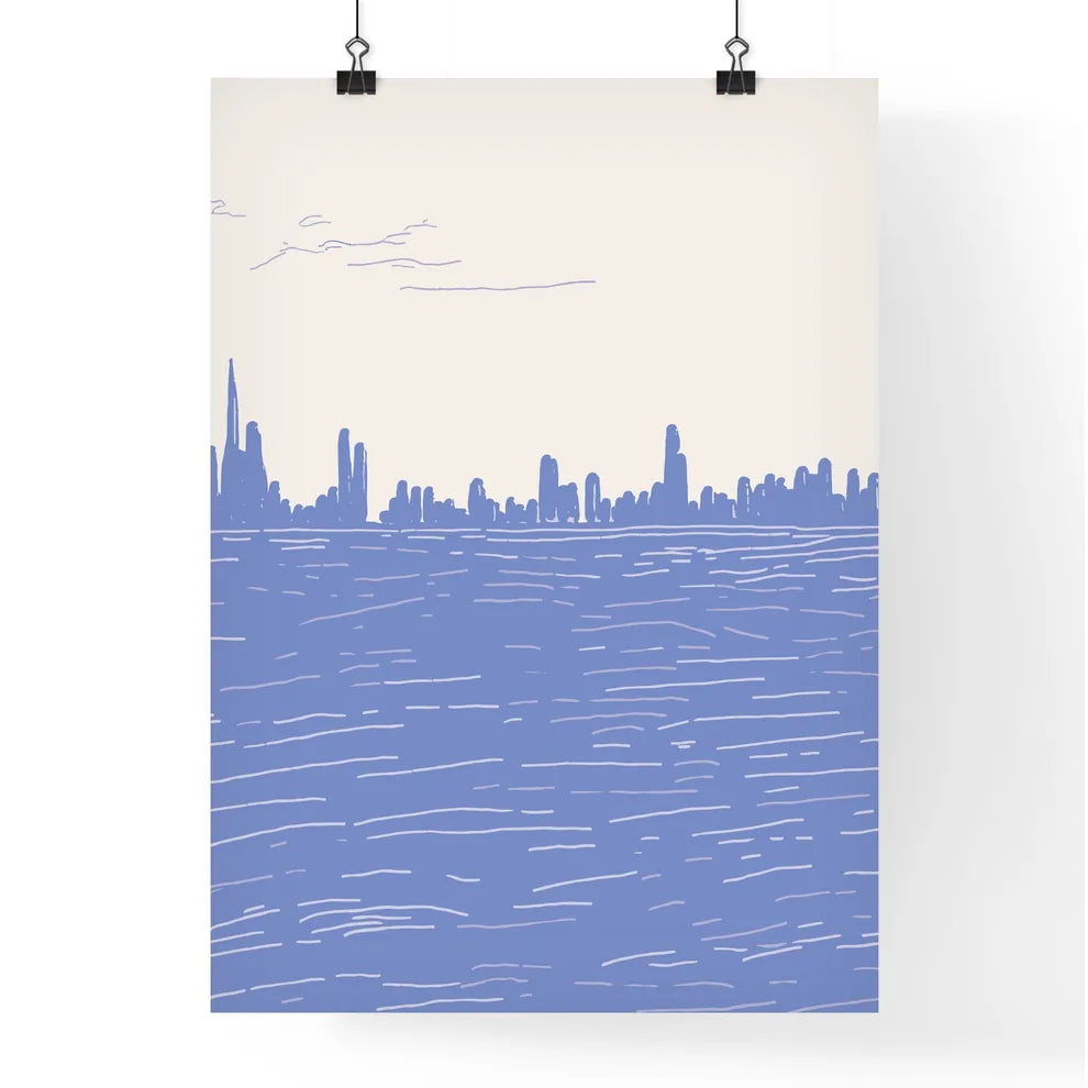 Boston Pier And Skyline - A City Skyline In The Distance Poster