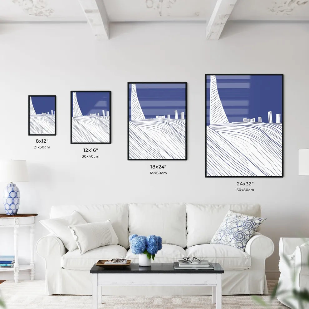 Boston Pier And Skyline - A Drawing Of - Kitchen Hangings