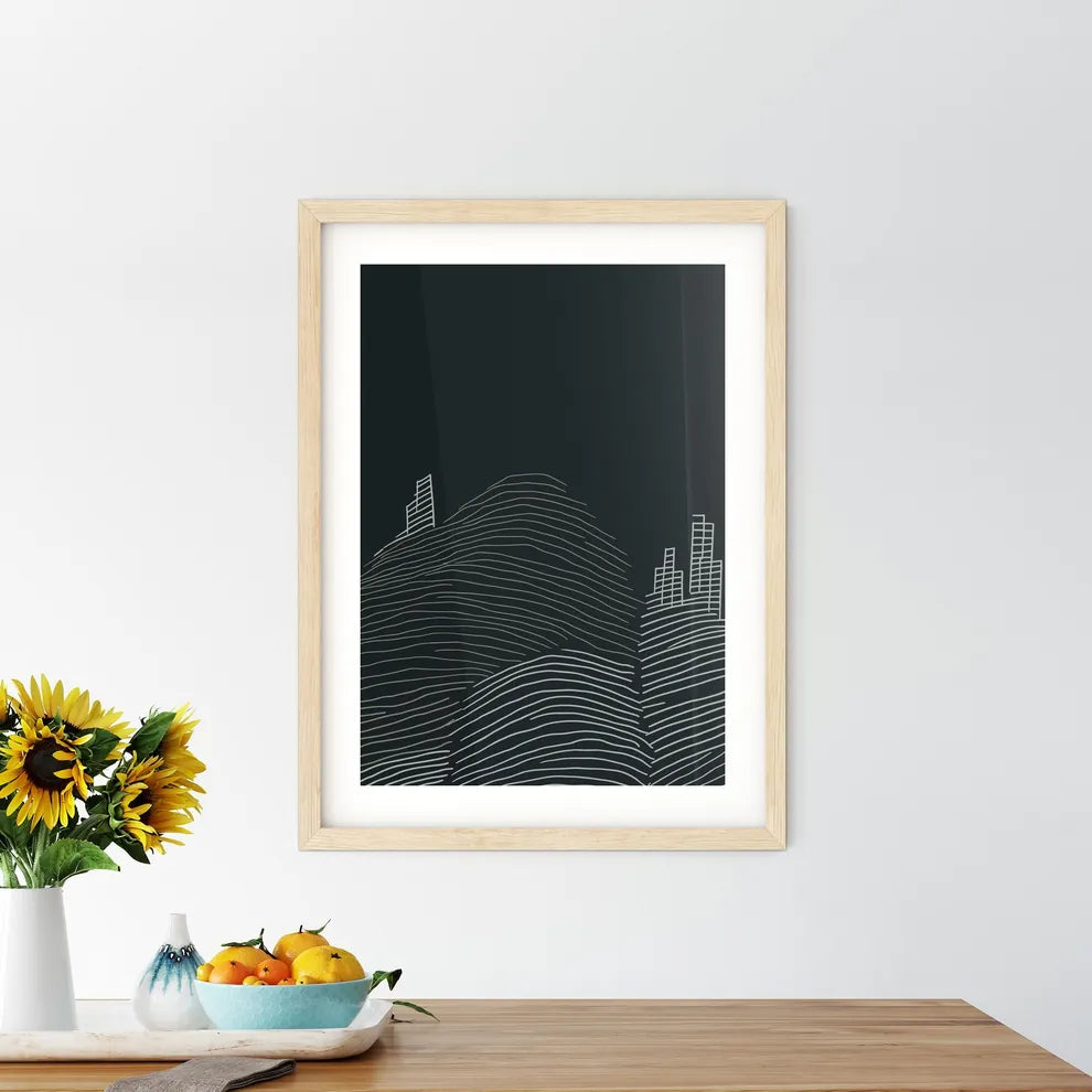 Boston Skyline - A Cityscape With Buildings In The Distance Custom Print