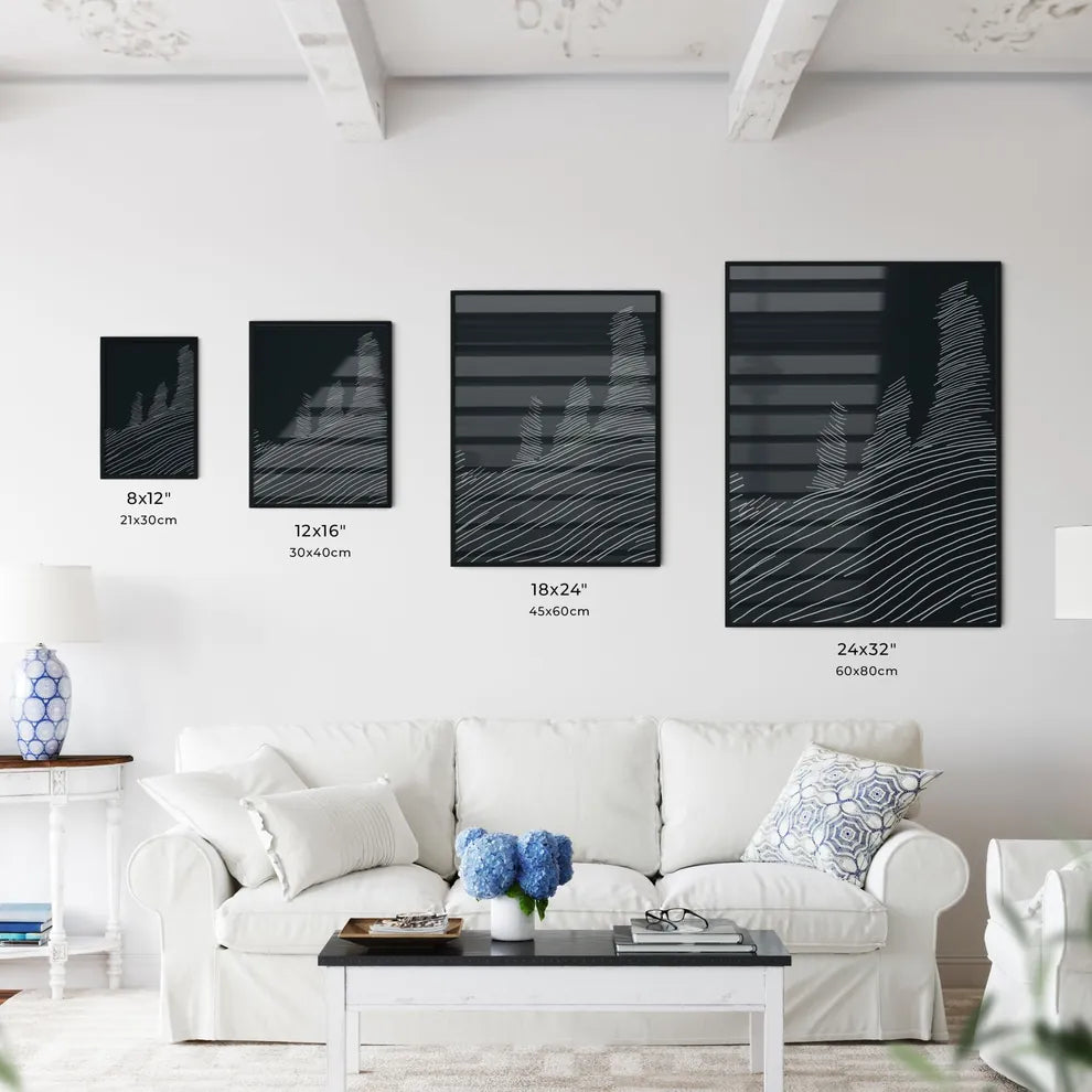Boston Skyline - A Black And  - Kitchen Hangings